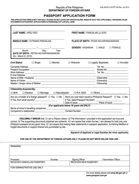 onlineappform. passport. gov. ph/form|Requirements for First.